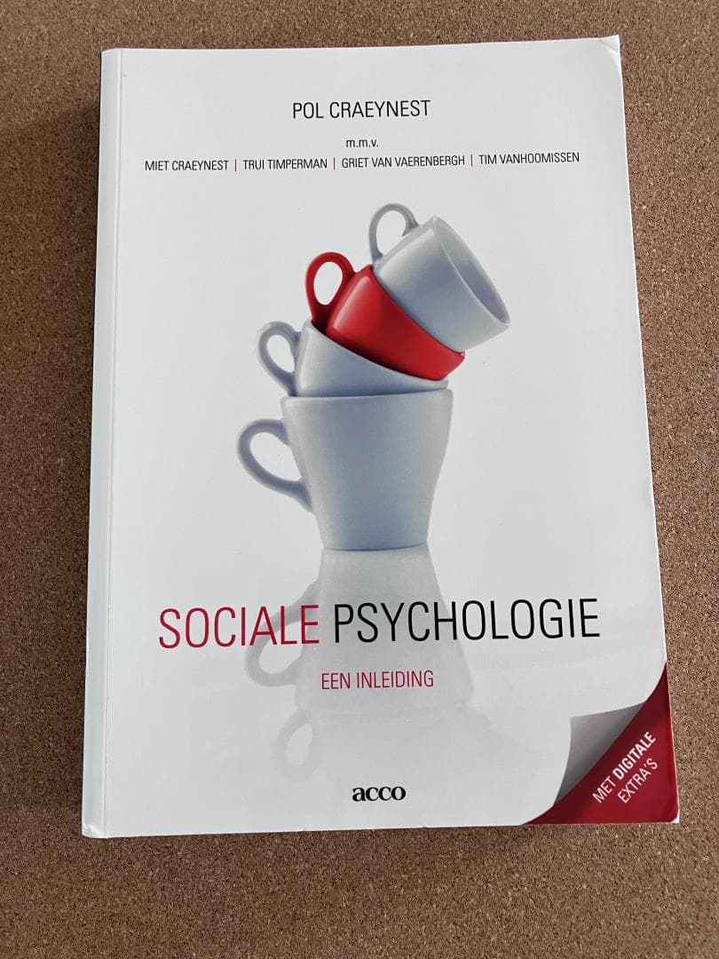 Sociale psychologie / een inleiding