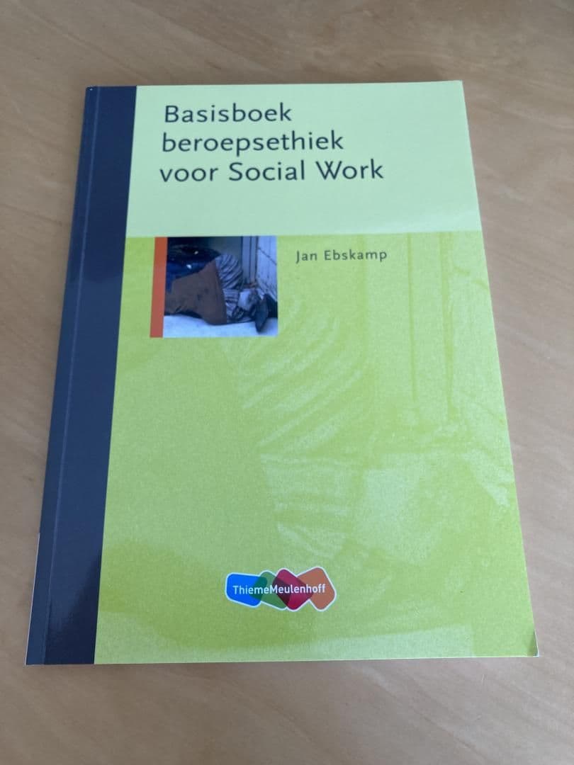 Basisboek beroepsethiek voor social work