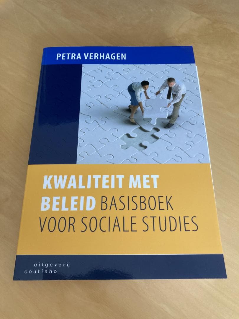 Kwaliteit met beleid / basisboek voor sociale studies