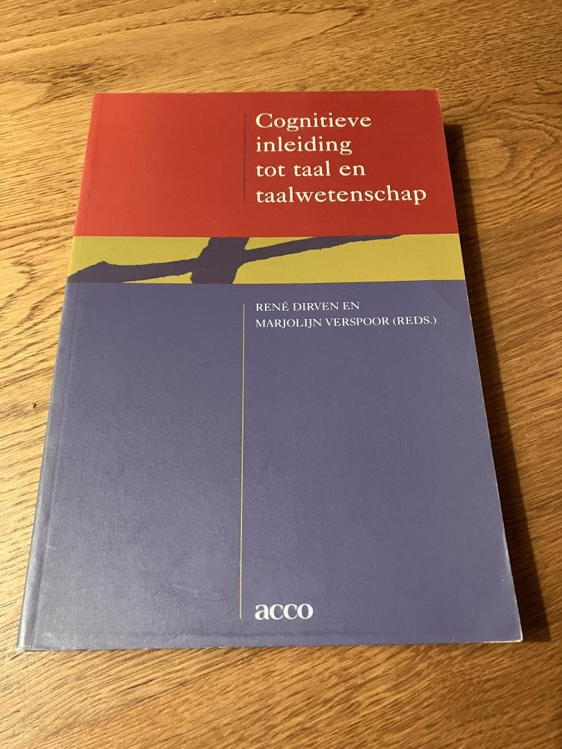 Cognitieve inleiding tot taal en taalwetenschap