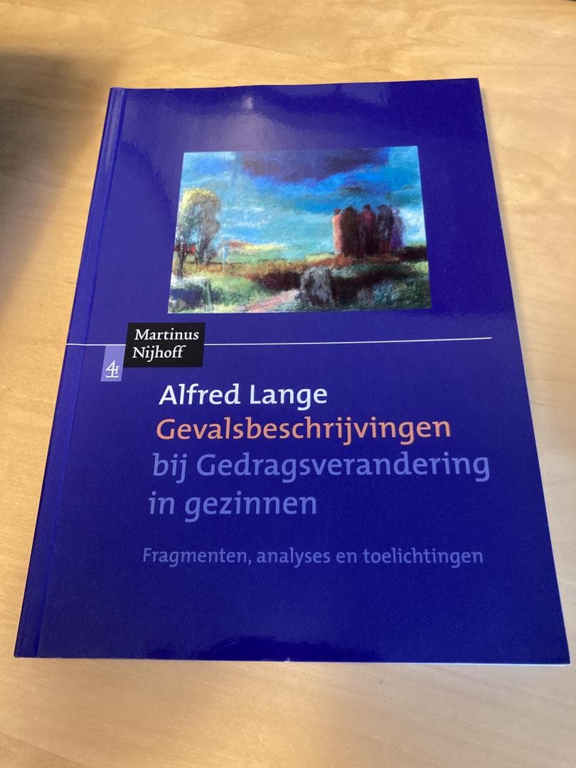 Gevalsbeschrijvingen / gedragsverandering in gezinnen