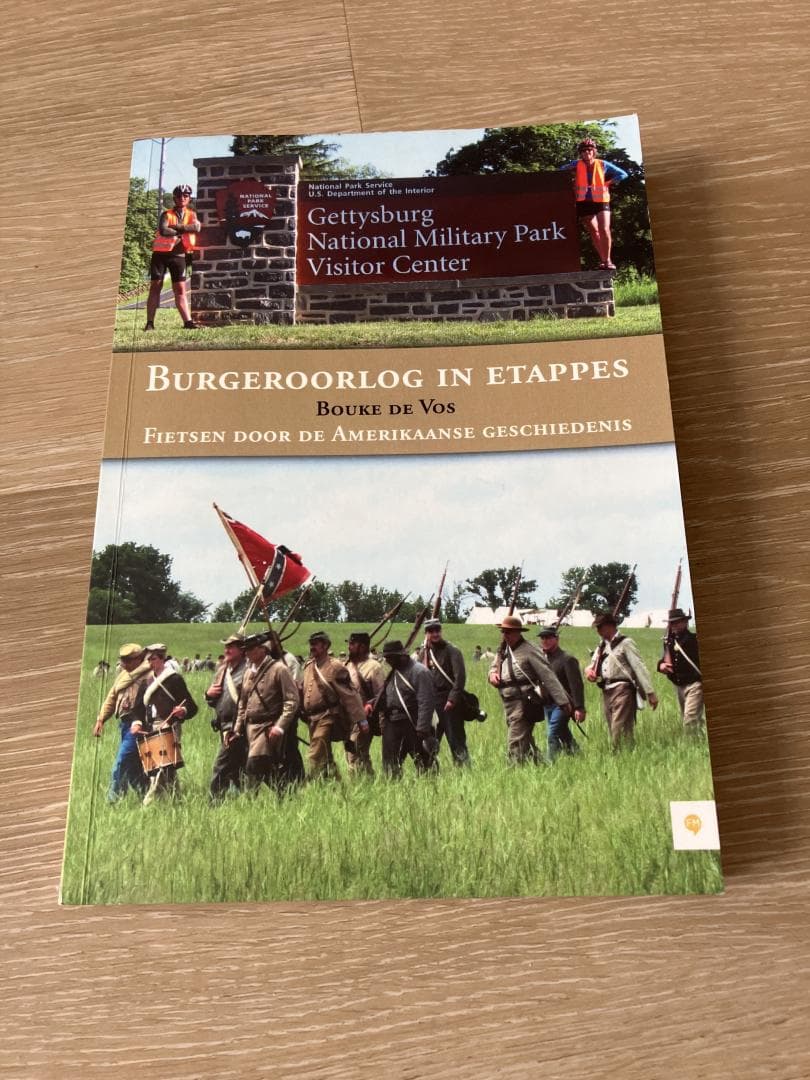 Burgeroorlog in etappes / fietsen door de Amerikaanse geschiedenis