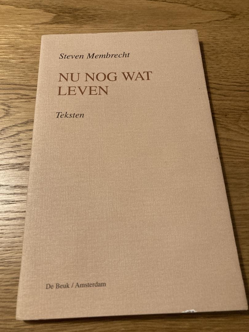 Nu nog wat leven